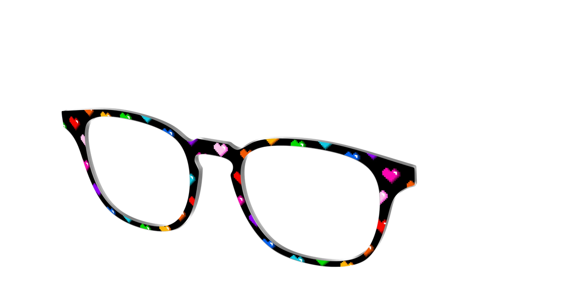 The 8-Bit Rainbow Hearts