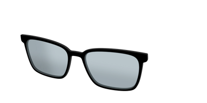 The Black With Slate Blue Lens