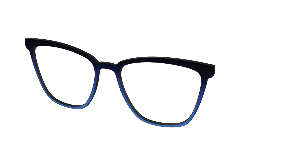 The Black to Blueberry Gradient