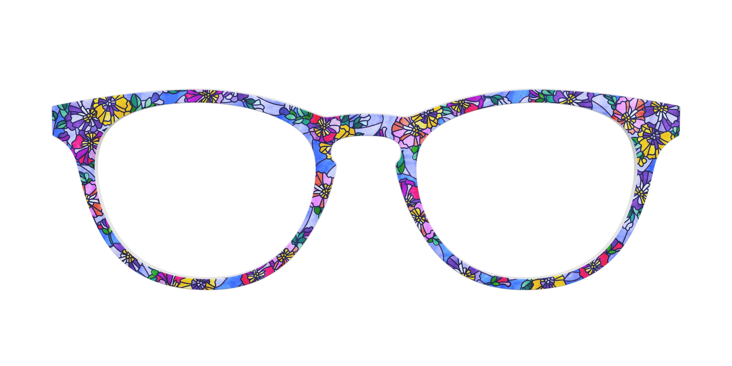 The Pansy Stained Glass