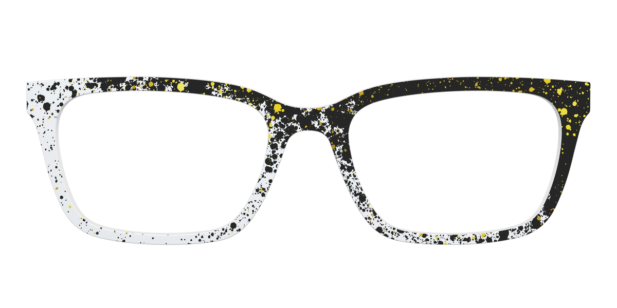 The Black & White Splatter