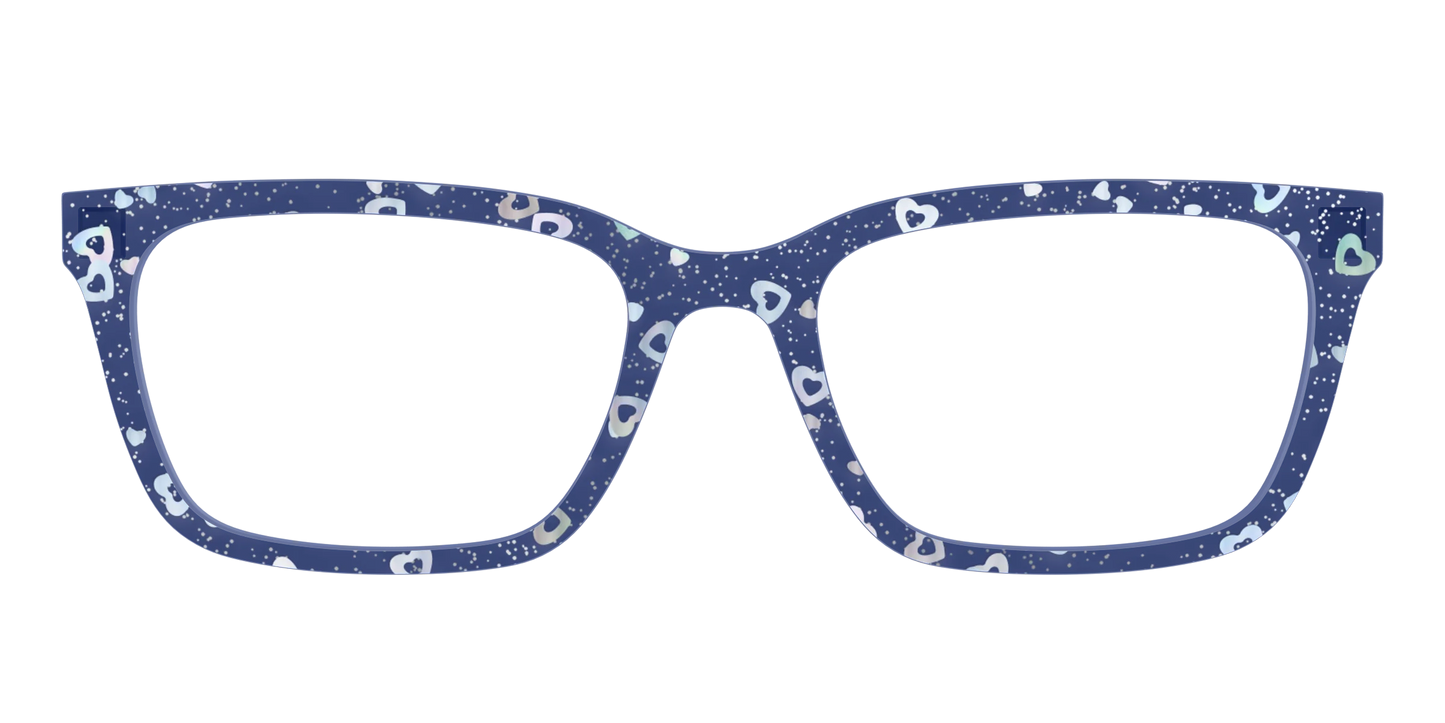 The Denim Heart Glitter Crystal