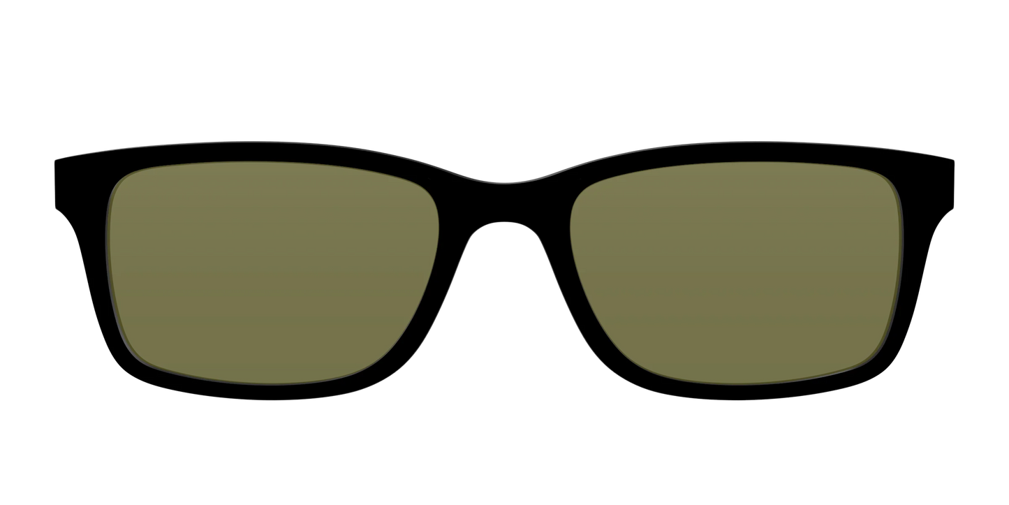 The Black with Green Racquet Sport Lens