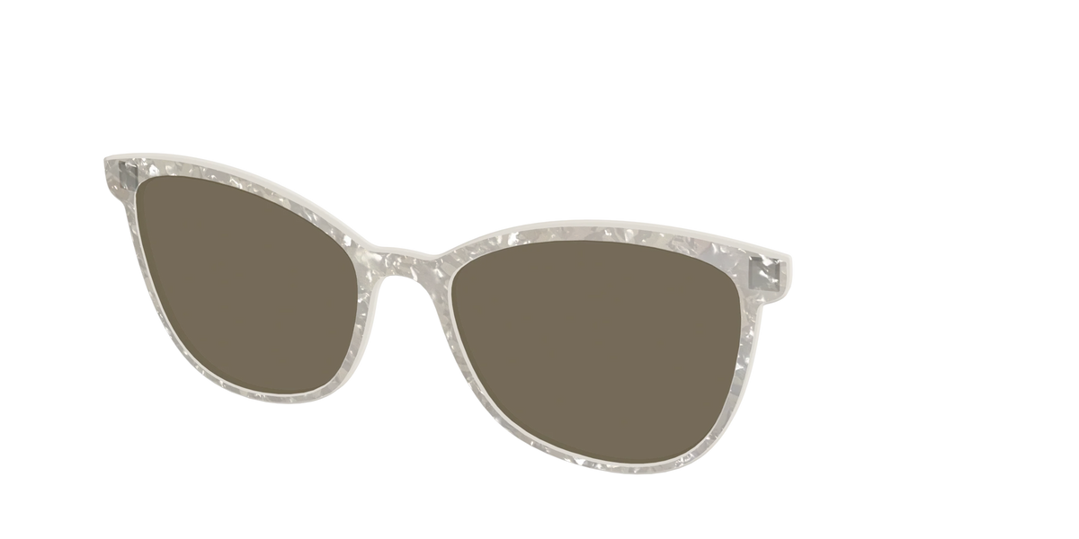 The Polarized White Quartz Pearl Sun Top