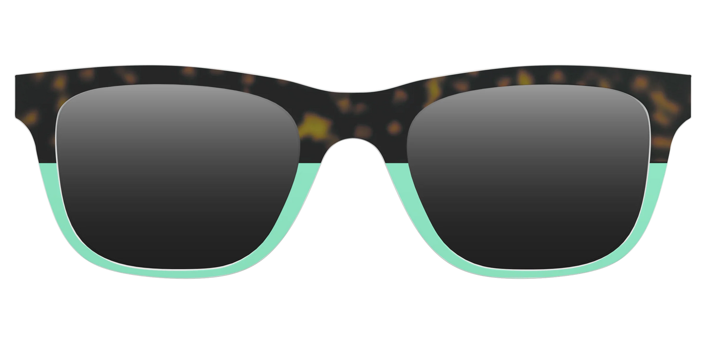 The Polarized Matcha Split Sun Top