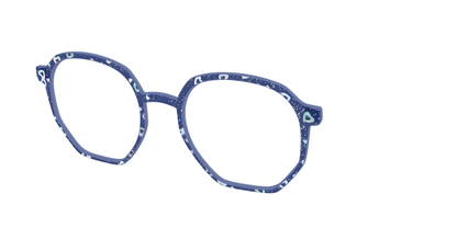 The Denim Heart Glitter Crystal