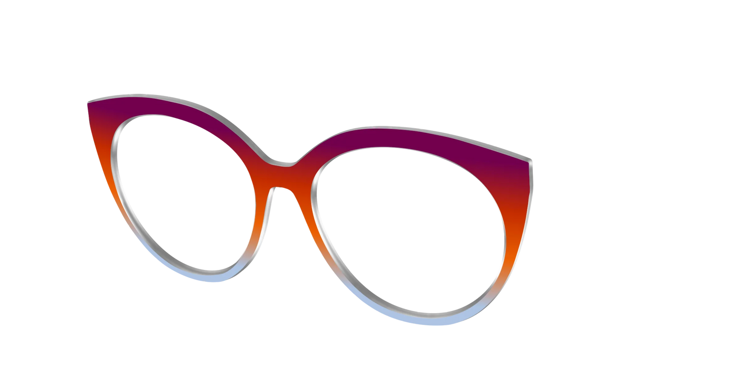 The Raspberry to Periwinkle Gradient