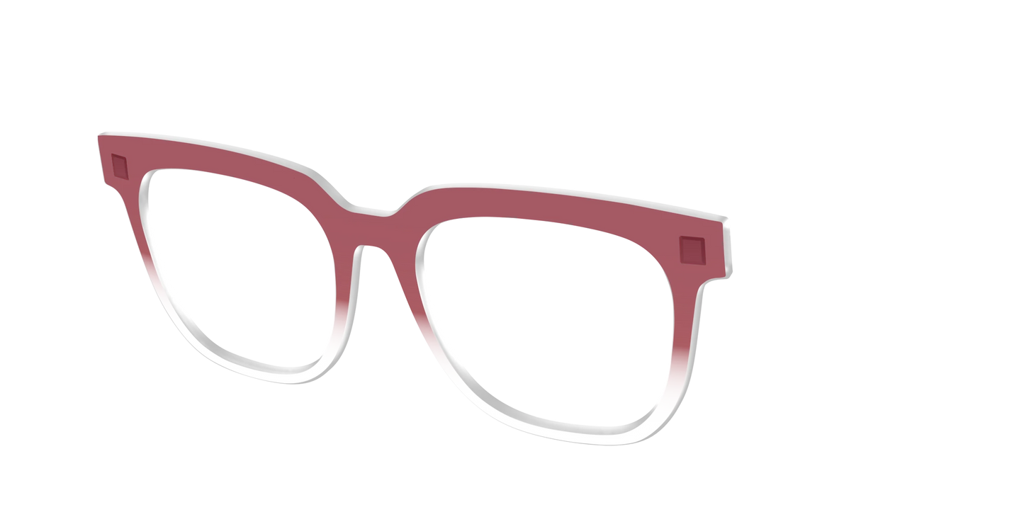 The Burgundy Gradient Crystal