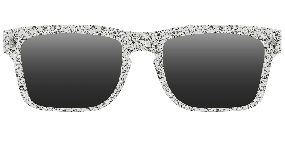 The Polarized Silver Sparkle Sun Top