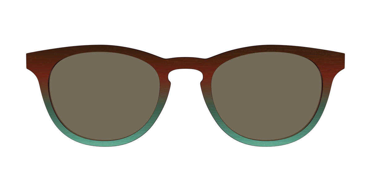 The Polarized Mahogany to Juniper Woodgrain Sun Top