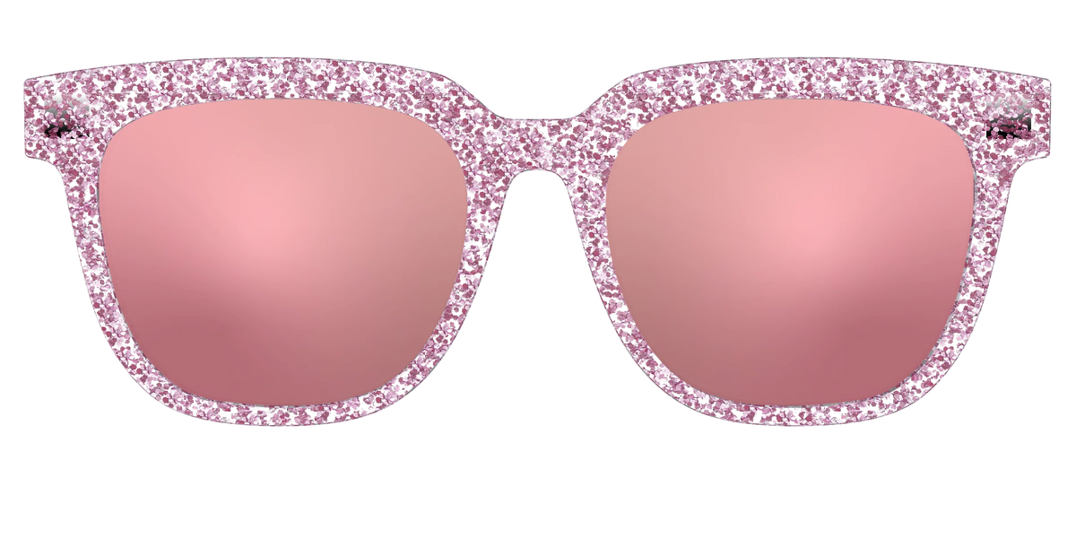 The Polarized Rose Gold Sparkle Sun Top
