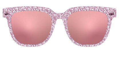 The Polarized Rose Gold Sparkle Sun Top