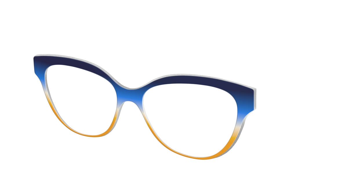 The Royal Blue to Gold Gradient