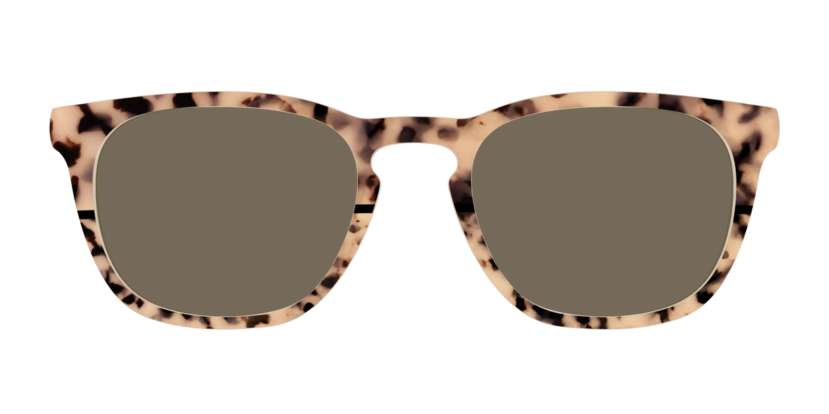 The Polarized Bisque Tortoise Split Sun Top