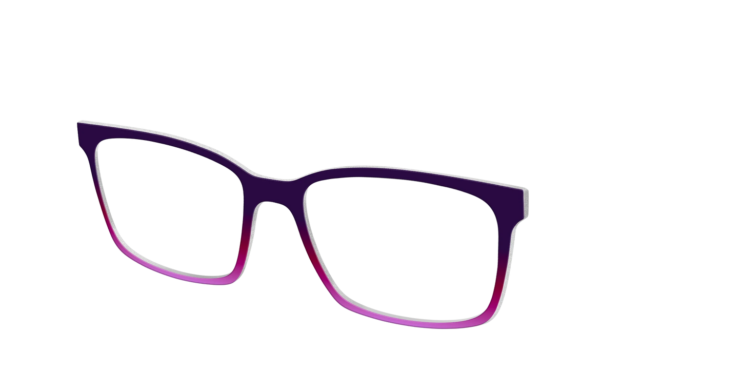 The Black To Jungle Orchid Gradient