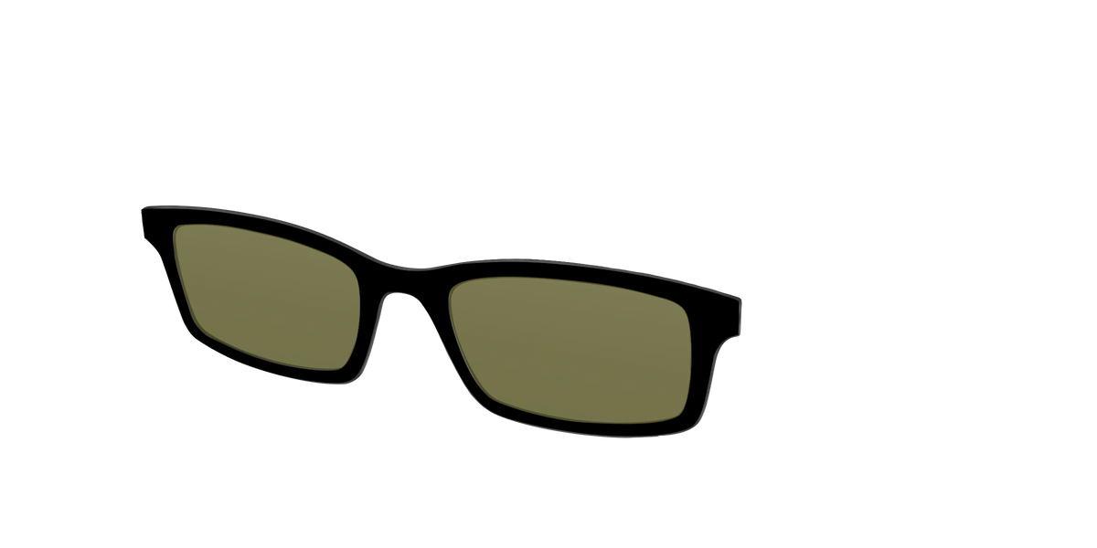 The Black with Green Racquet Sport Lens