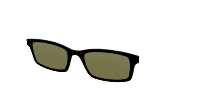 The Black with Green Racquet Sport Lens
