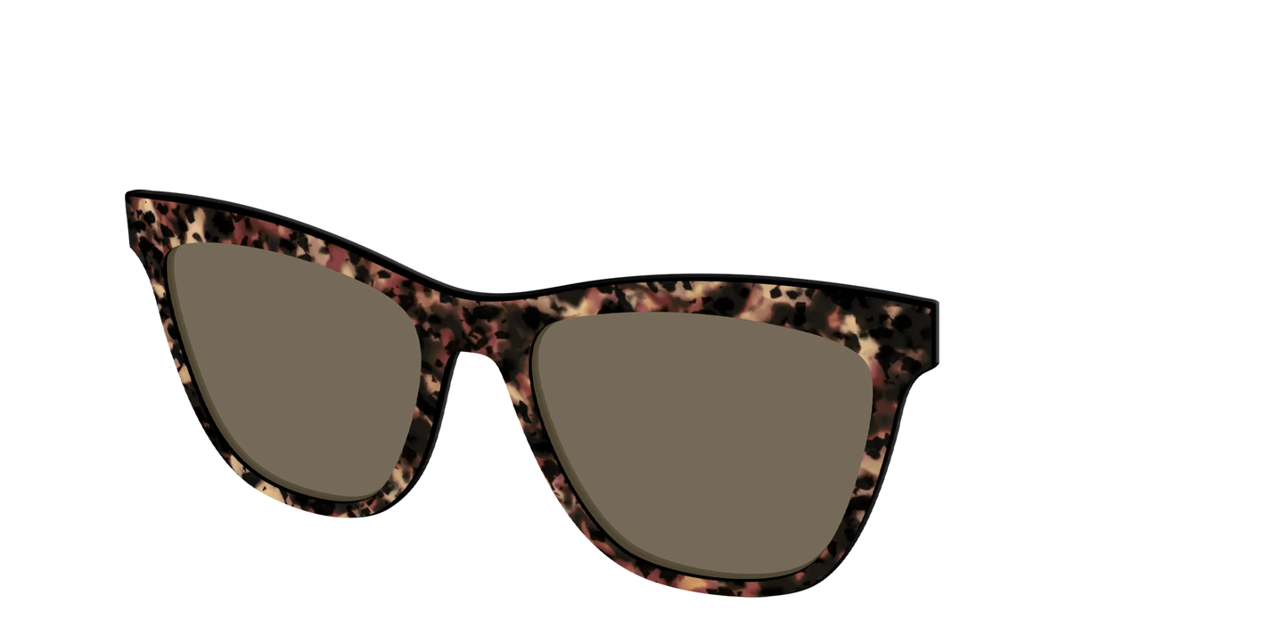 The Polarized Sienna Tortoise Sun Top