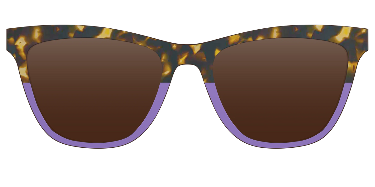 The Polarized Lavender Tortoise Split Sun Top