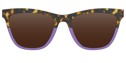 The Polarized Lavender Tortoise Split Sun Top