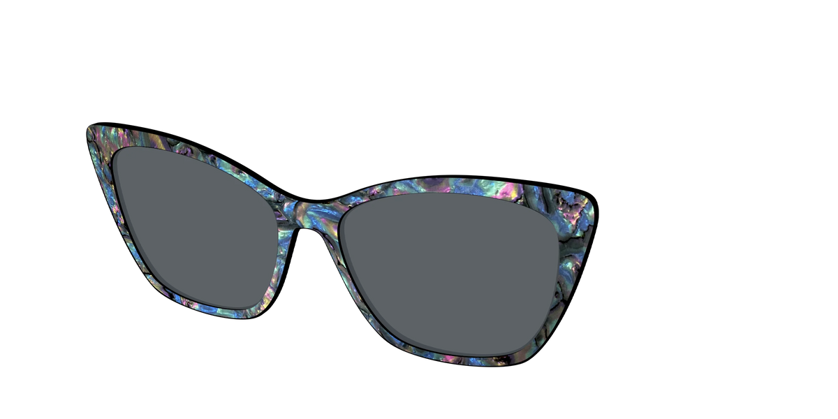The Polarized Midnight Abalone Sun Top