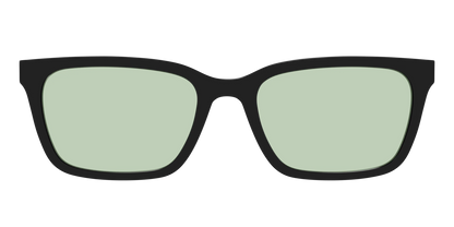 The Black With Sage Green Lens