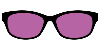 The Black with Violet Golf Lens