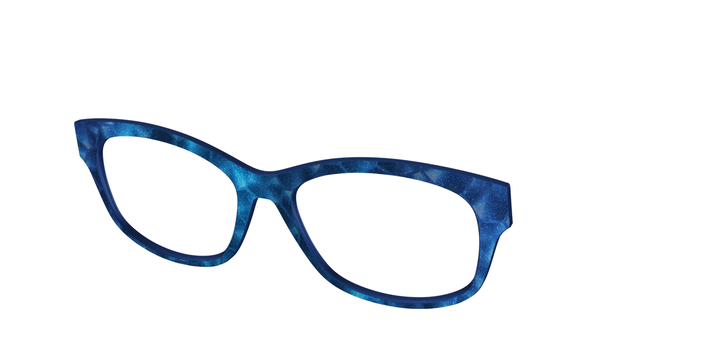 The Shimmering Cobalt Hexagons