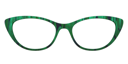 The Emerald Moire Stripes