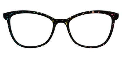 The Rainbow Foil Splatter