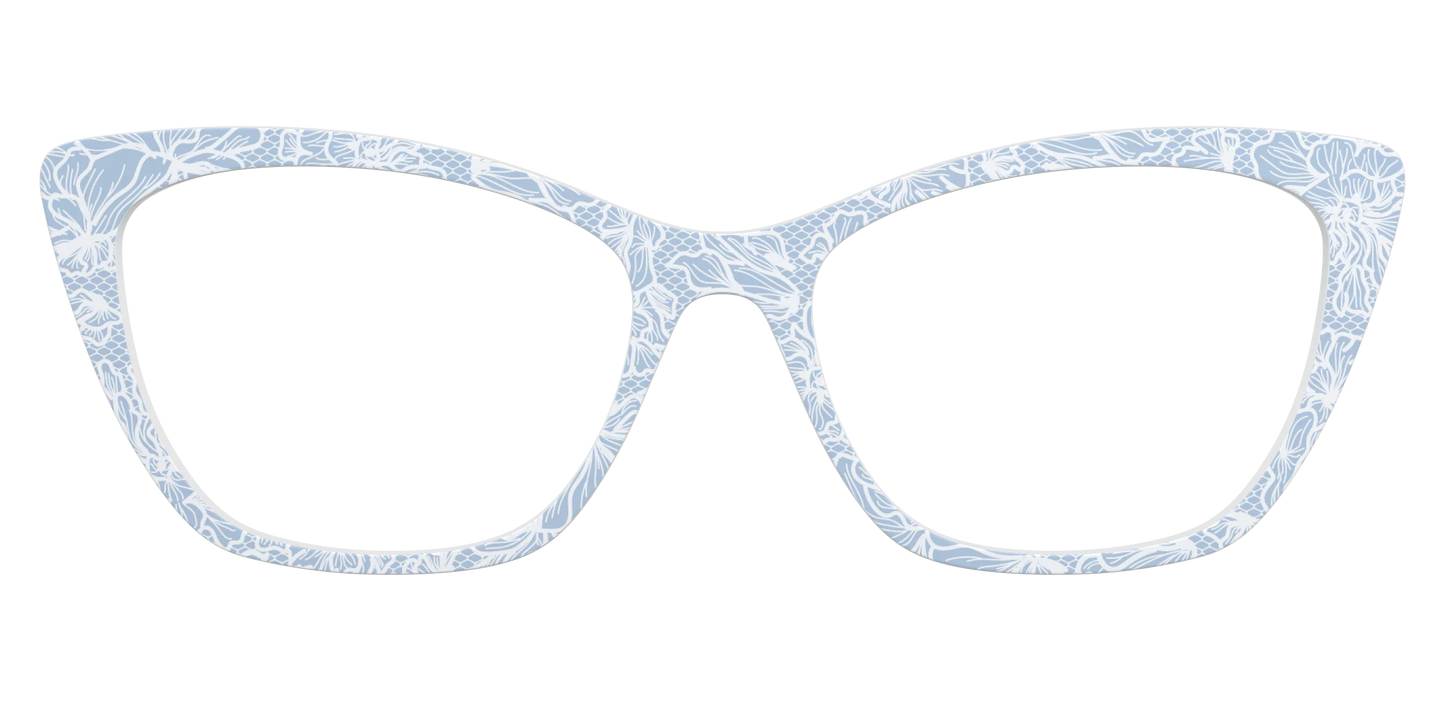 The Something Blue Floral Lace