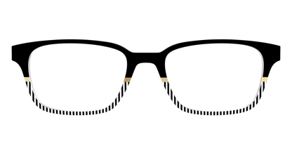 The Chic Stripes Crystal with Gold Foil