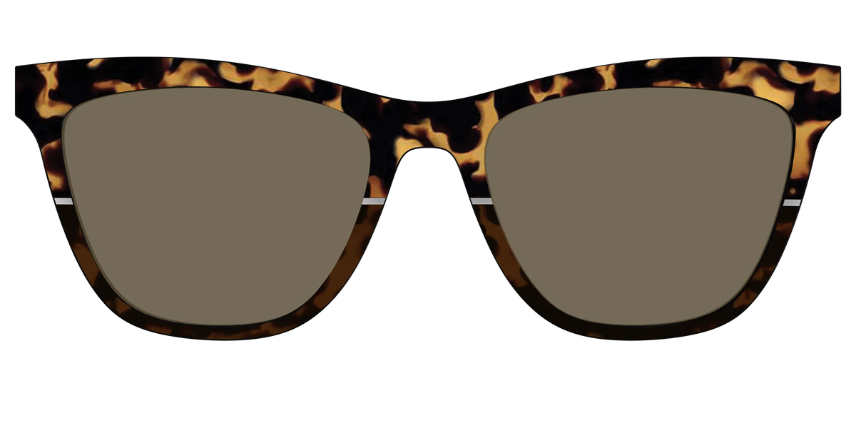 The Polarized Chic Tortoise Split Sun Top