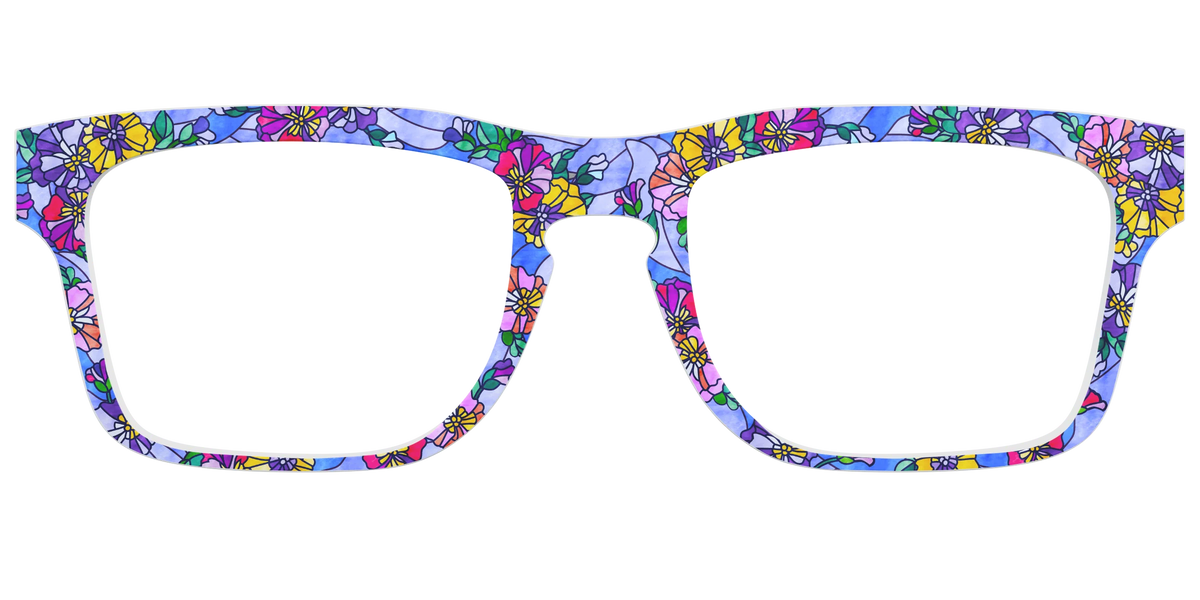 The Pansy Stained Glass