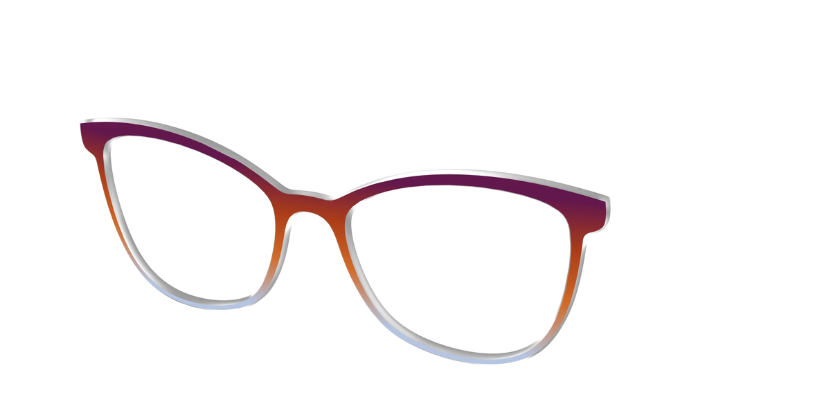 The Raspberry to Periwinkle Gradient