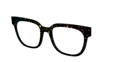 The Rainbow Foil Splatter