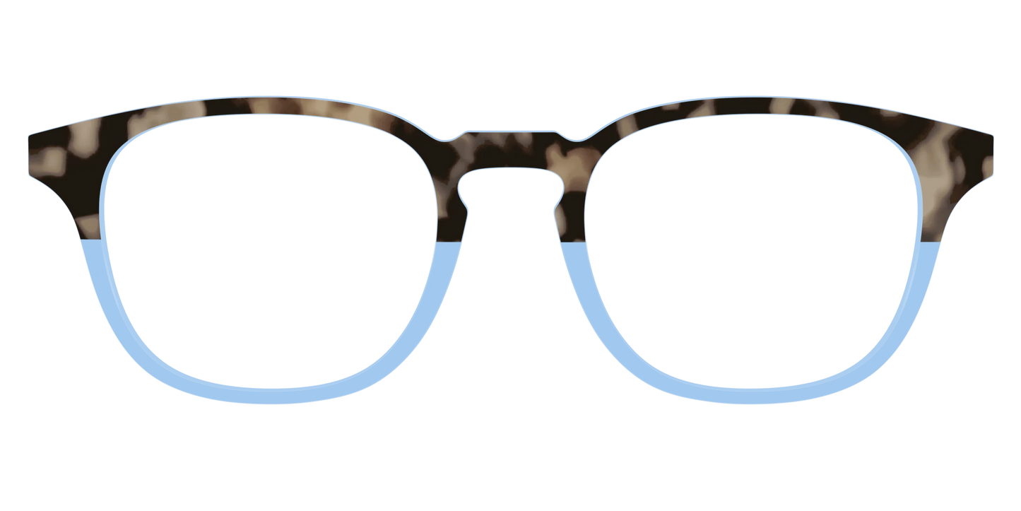 The Denim Tortoise Crystal Split