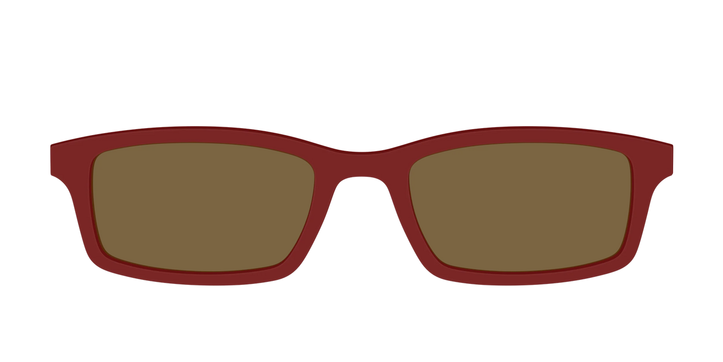 The Polarized Burgundy Sun Top