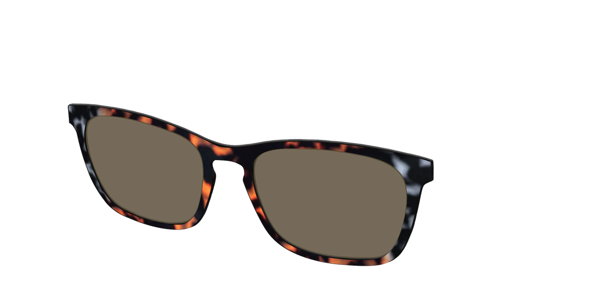 The Polarized Gray & Amber Tortoise Sun Top