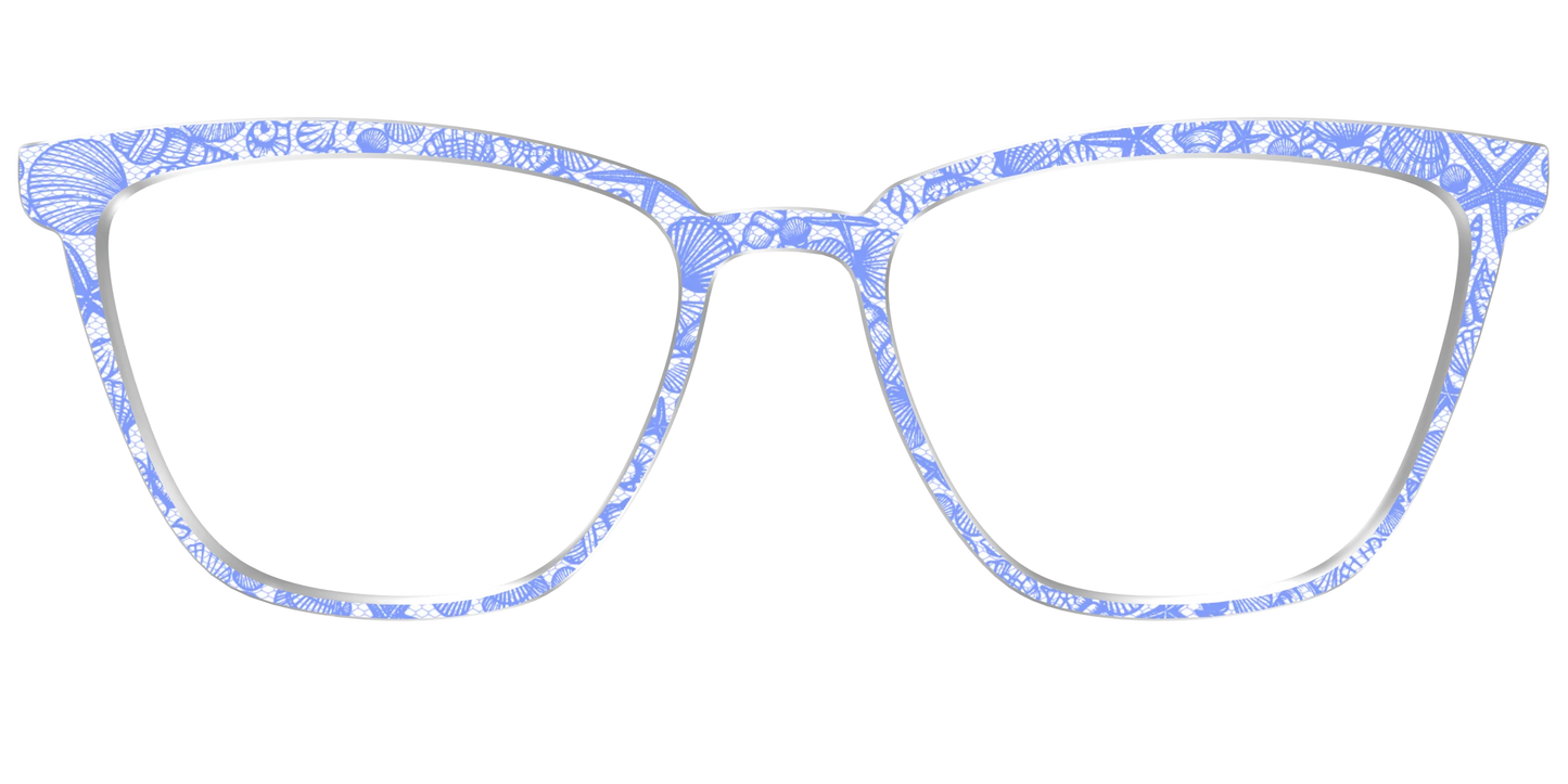 The Reef Blue Shell Lace