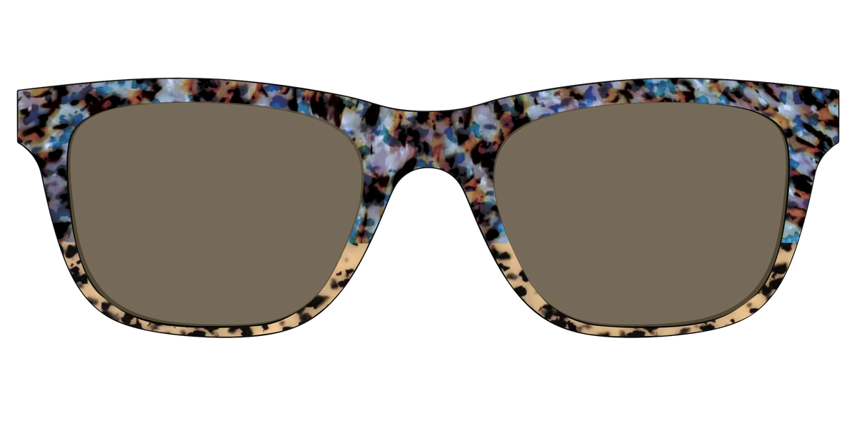The Polarized Oasis Tortoise Split Sun Top