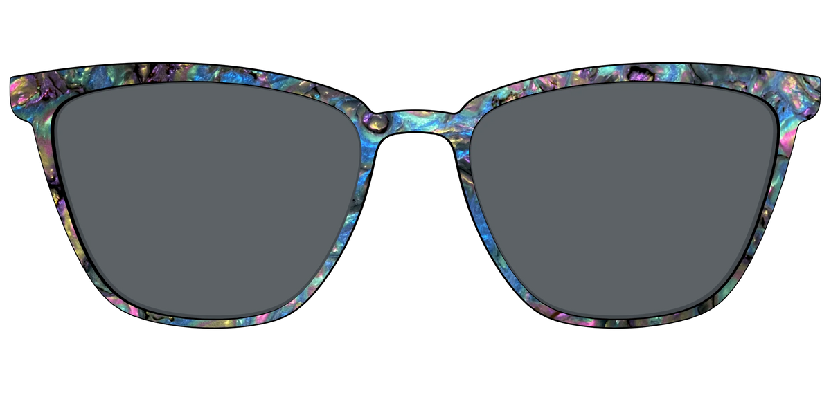 The Polarized Midnight Abalone Sun Top