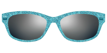 The Polarized Aquamarine Sparkle Sun Top