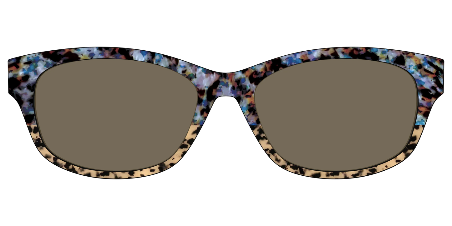 The Polarized Oasis Tortoise Split Sun Top