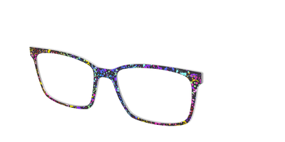The Rainbow Splatter Black