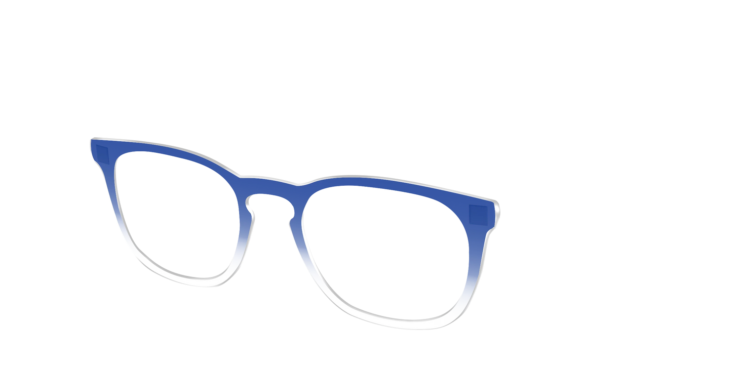 The Indigo Gradient Crystal