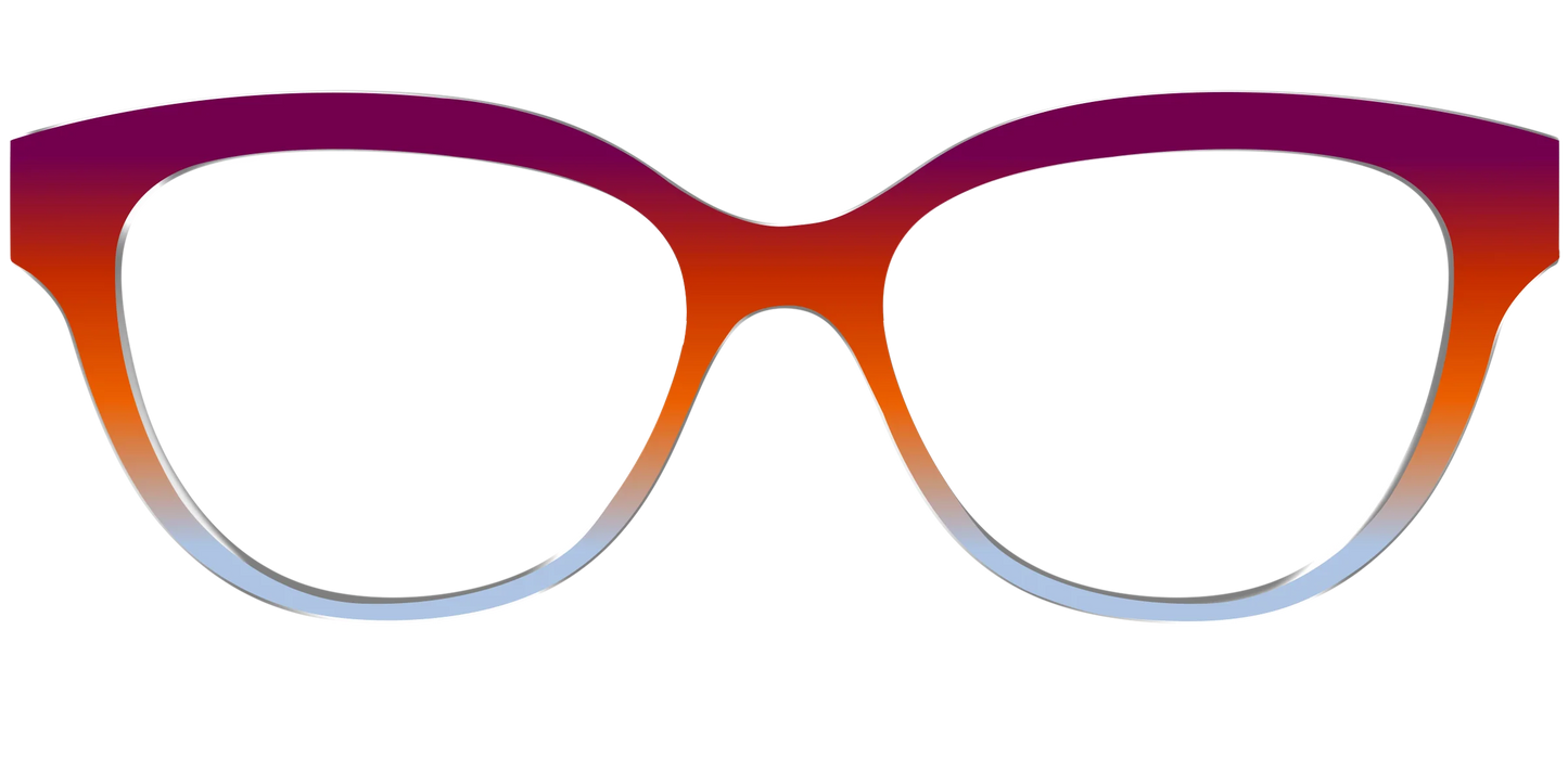 The Raspberry to Periwinkle Gradient
