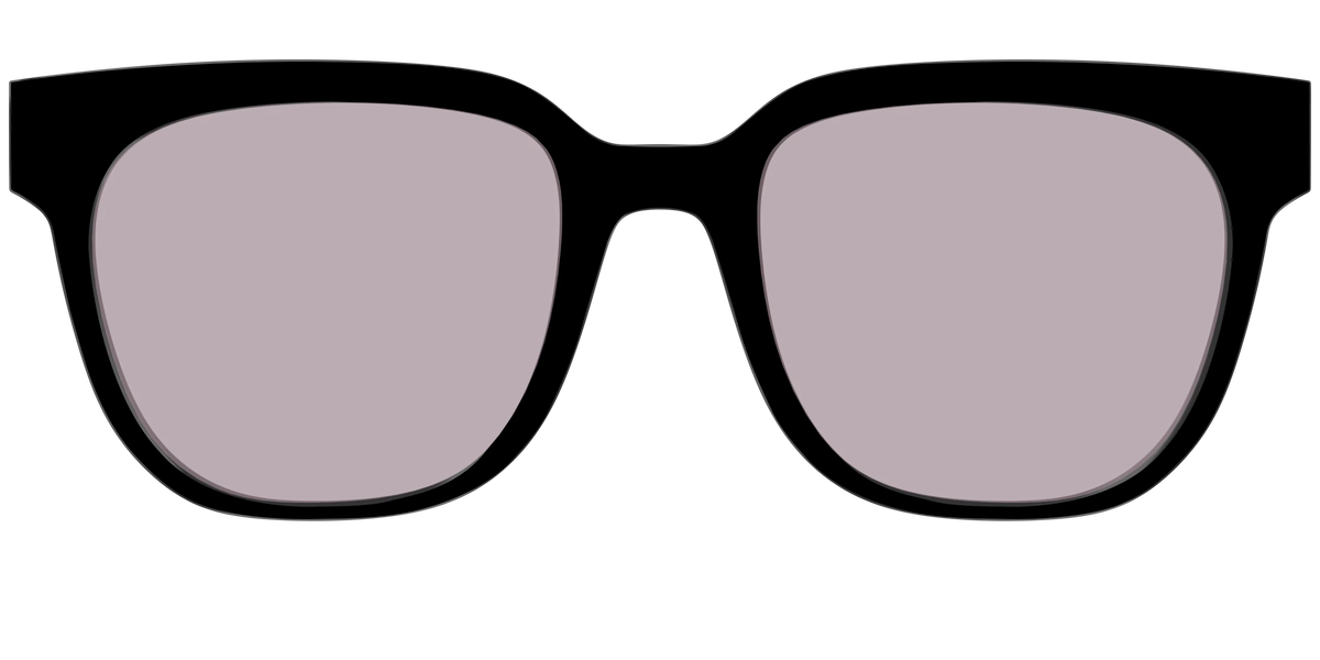 The Black with Gray Gaming Lens