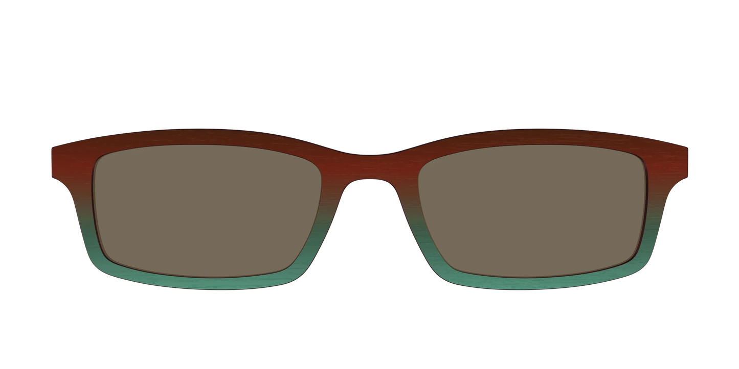 The Polarized Mahogany to Juniper Woodgrain Sun Top