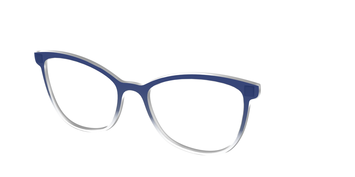 The Navy Gradient Crystal